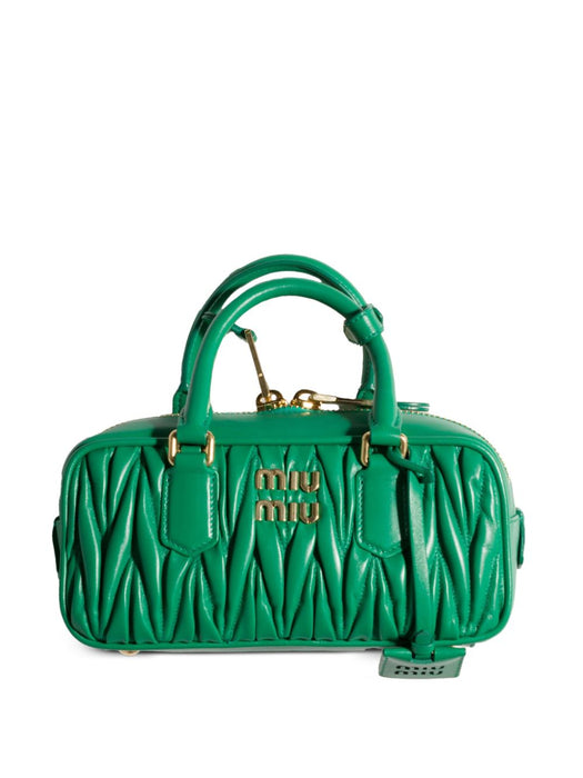 Matelassé leather tote bag 5BB142 V OON AN88F0458 MIU MIU 
