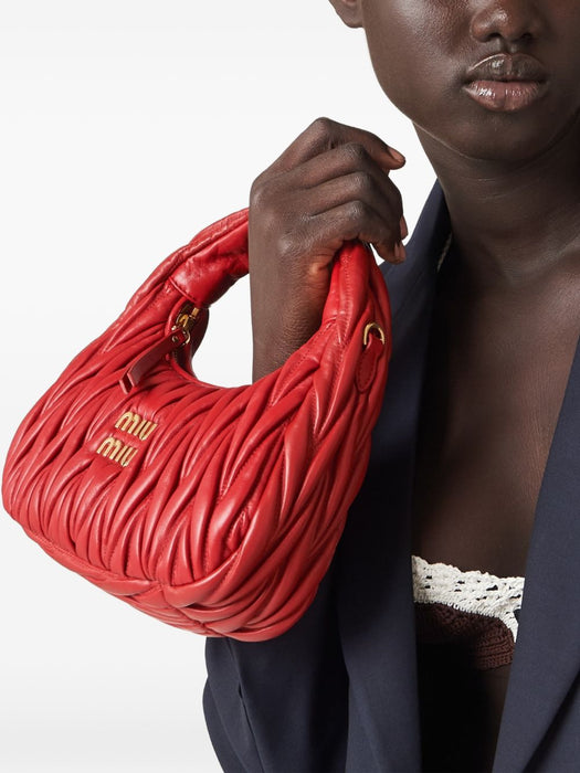 Wander matelassé nappa leather bag 5BC125 V OOY AN88F0011 MIU MIU 