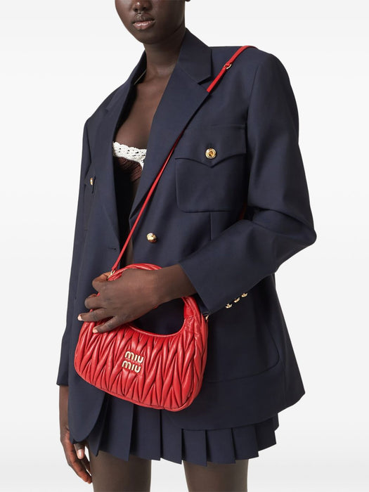 Wander matelassé nappa leather bag 5BC125 V OOY AN88F0011 MIU MIU 