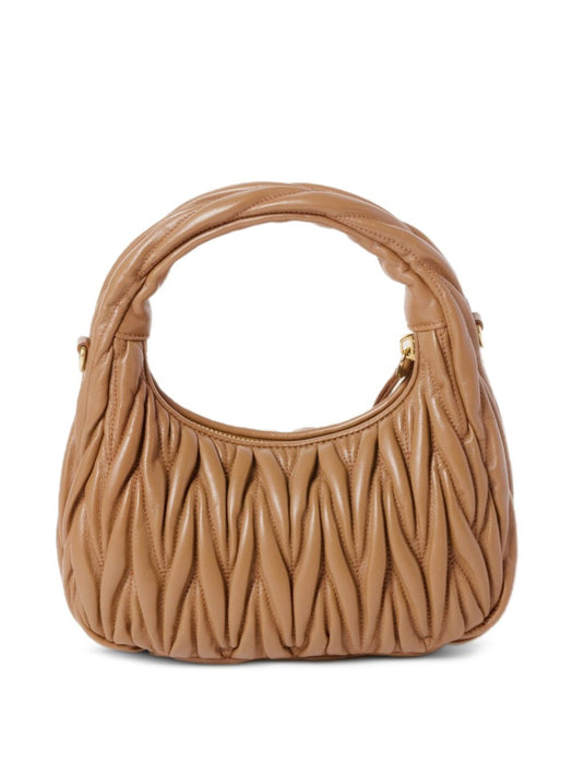 Wander matelassé leather clutch bag 5BC125 V OOY AN88F098L MIU MIU 