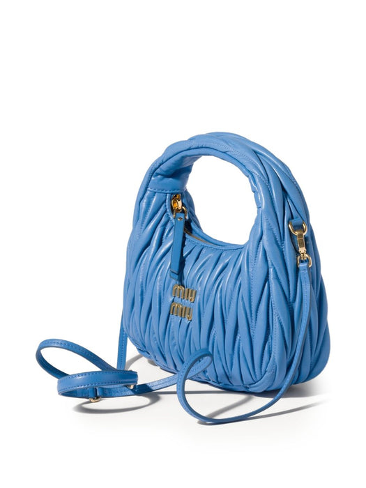 Wander matelassé nappa leather tote bag 5BC125 V OOY AN88F0V98 MIU MIU 