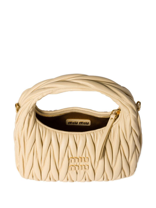 Wander hobo bag in quilted nappa 5BC125 V OOY AN88F0K57 MIU MIU 