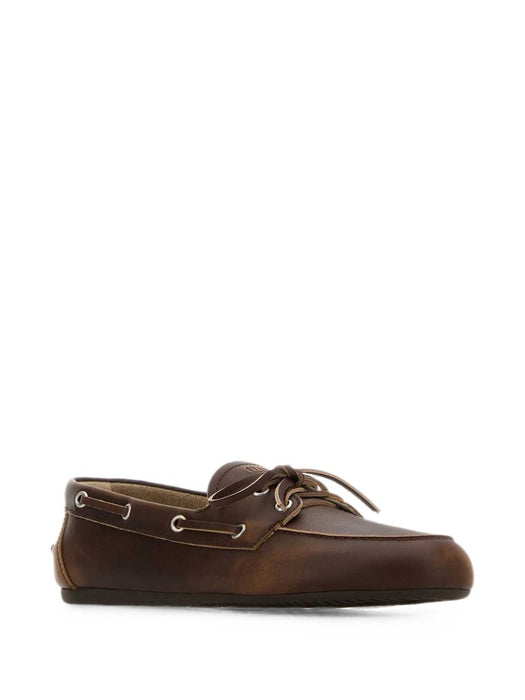Unlined Boat Loafers 5D123E F 005 3F33F0038 MIU MIU 