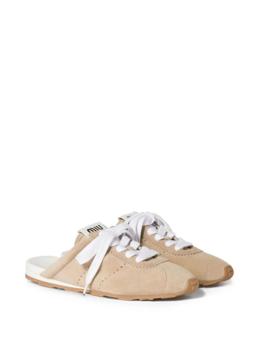 Plume suede sneakers 5E467E F 005 054F0F24 MIU MIU 