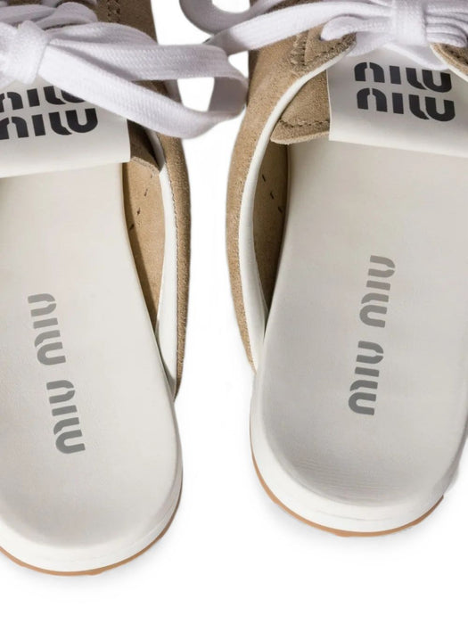 Plume suede sneakers 5E467E F 005 054F0F24 MIU MIU 