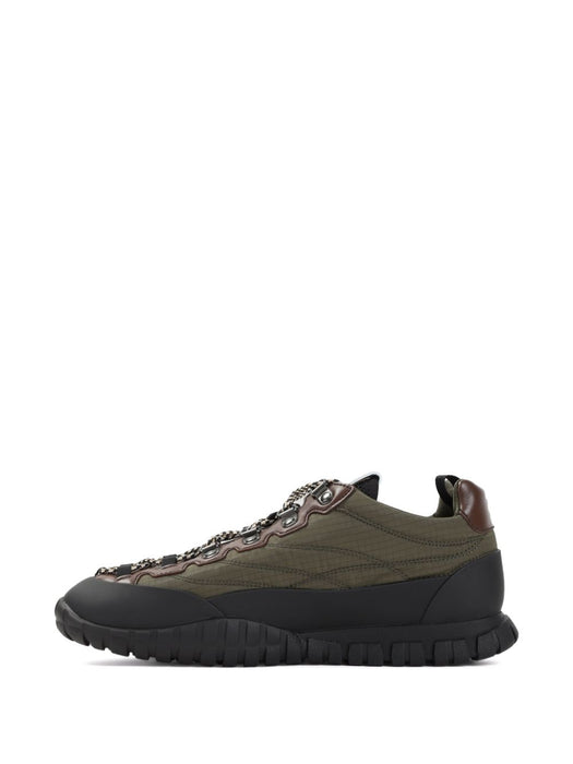 Technical fabric and leather sneakers 5E760E F 005 FKSF0161 MIU MIU 