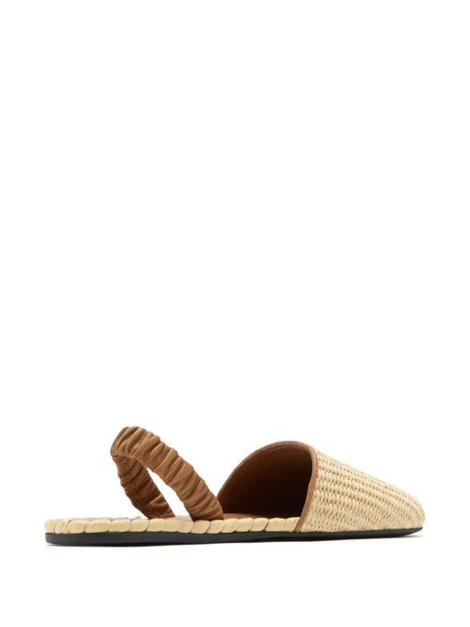 Woven slingback sandals 5F713E F 005 3LOMF0018 MIU MIU 
