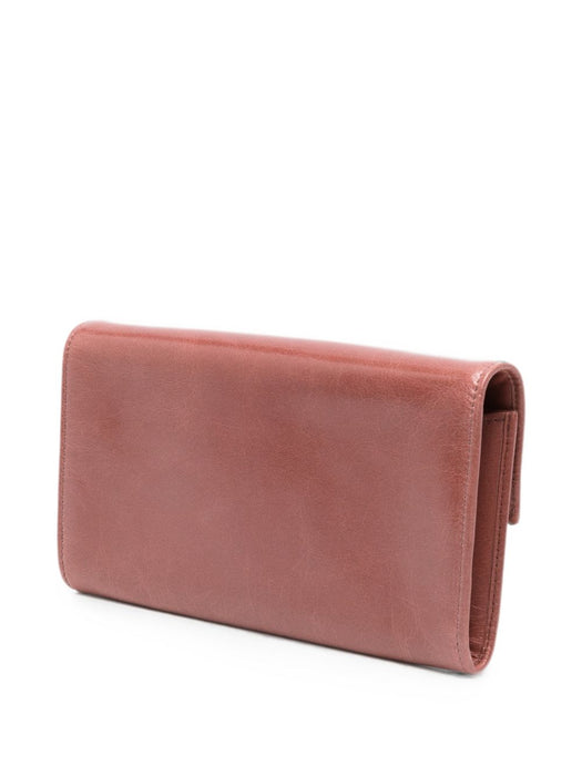 Logo-detail leather clutch bag 5MT048 2A44F0405 MIU MIU 
