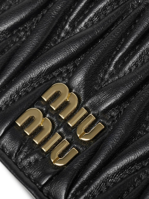 Small Matelassé nappa-leather wallet 5MV204 AFPPF0002 MIU MIU 