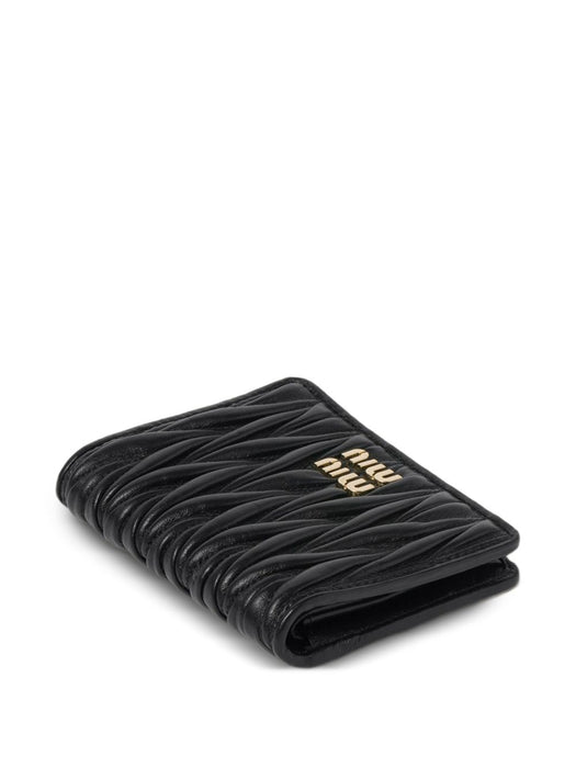 Small Matelassé nappa-leather wallet 5MV204 AFPPF0002 MIU MIU 