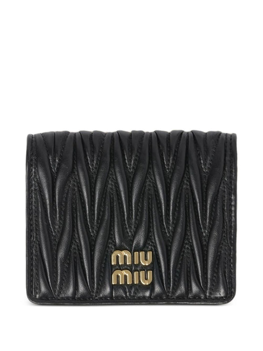 Small Matelassé nappa-leather wallet 5MV204 AFPPF0002 MIU MIU 