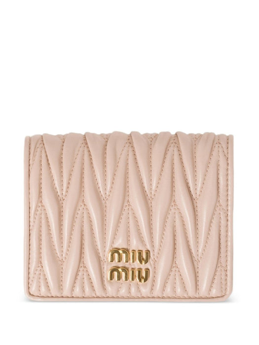 Small matelassé wallet 5MV204 AFPPF0236 MIU MIU 