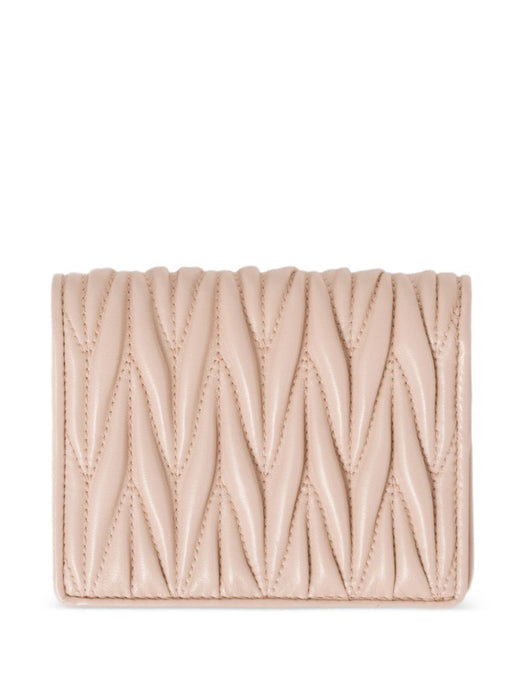Small matelassé wallet 5MV204 AFPPF0236 MIU MIU 