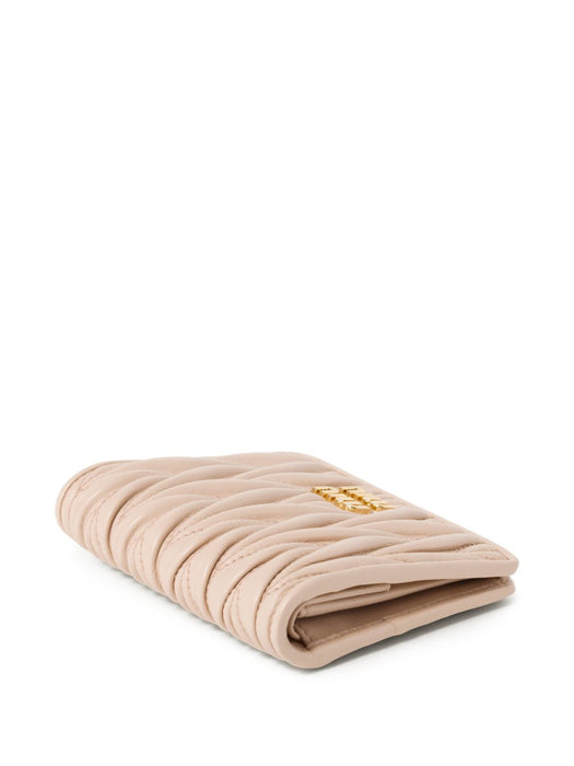 Small matelassé wallet 5MV204 AFPPF0236 MIU MIU 