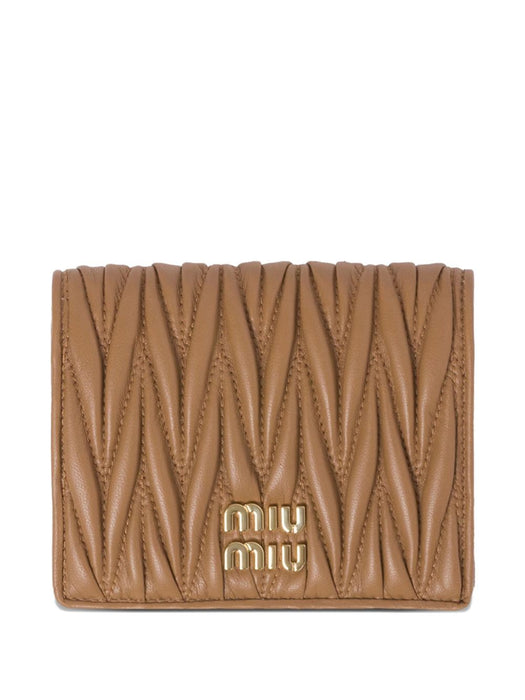 Small matelassé nappa leather wallet 5MV204 AFPPF098L MIU MIU 