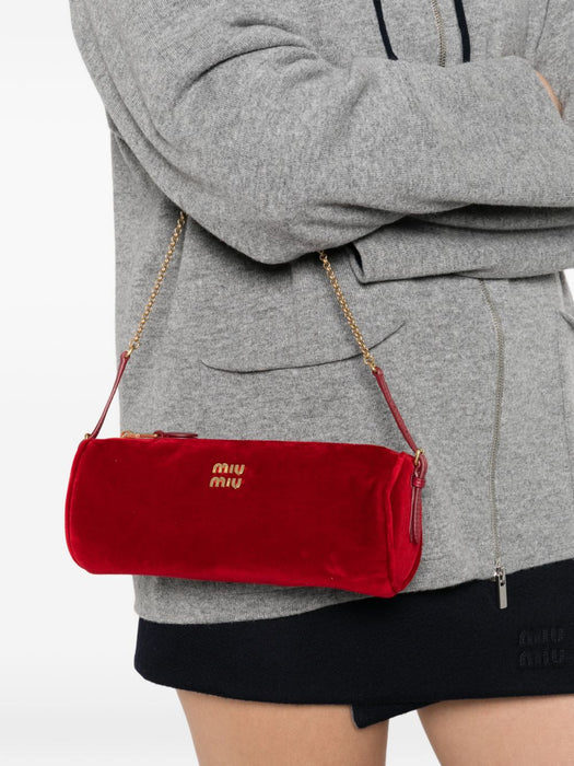 Logo-plaque shoulder bag 5NE851 068F0011 MIU MIU 