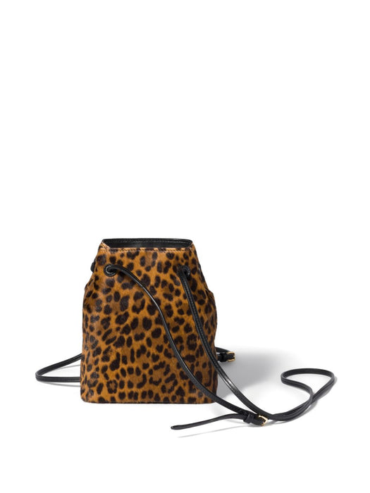 Leopard-print logo-detail cross body bag 5NF460 2IFTF0151 MIU MIU 