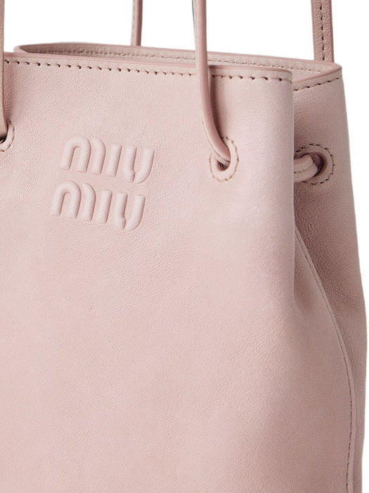 Logo-detail leather mini bag 5NF460 AEFXF0924 MIU MIU 