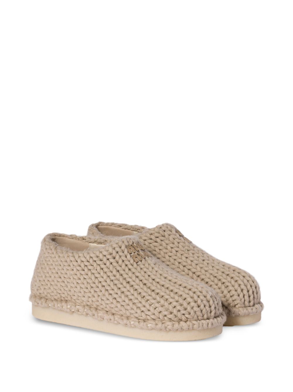 Knit mules 5R795E F 015 2B8OF0F24 MIU MIU 