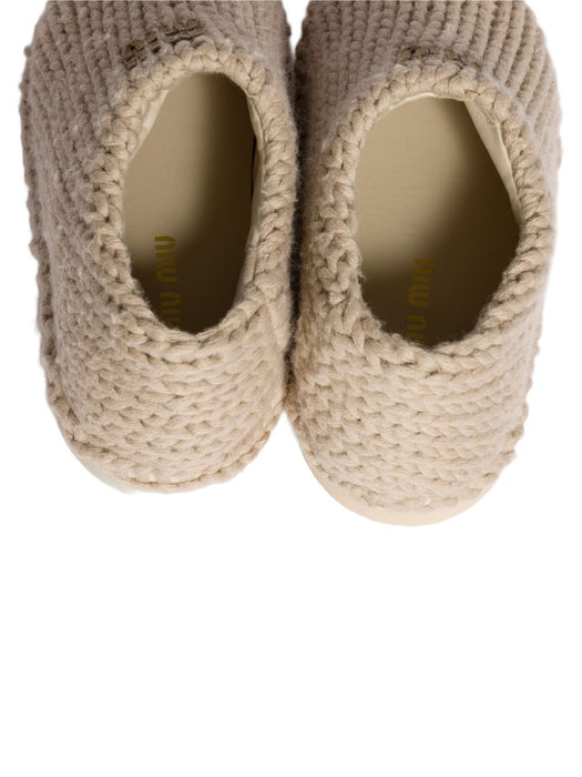Knit mules 5R795E F 015 2B8OF0F24 MIU MIU 