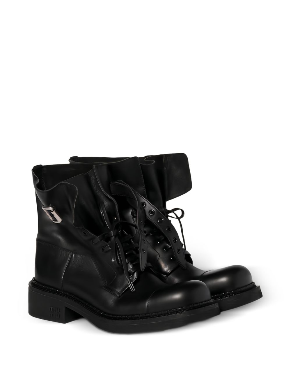 Leather booties<BR/><BR/> 5T741E F 035 5OD F0002 MIU MIU 