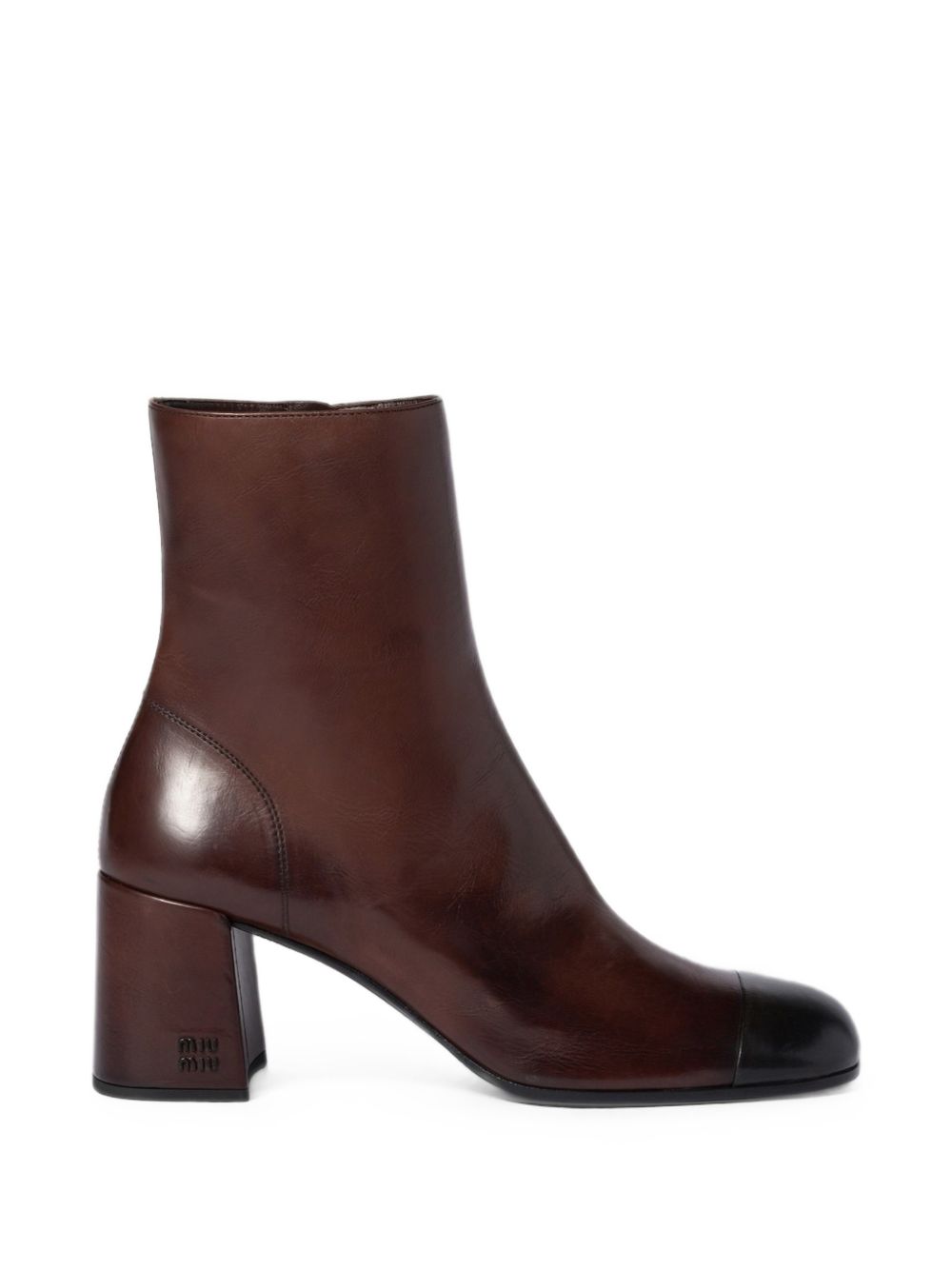 Vitello cerato heels boot 5T786E F 065 3ZQIF0AL3 MIU MIU 