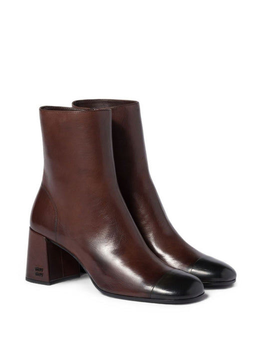 Vitello cerato heels boot 5T786E F 065 3ZQIF0AL3 MIU MIU 