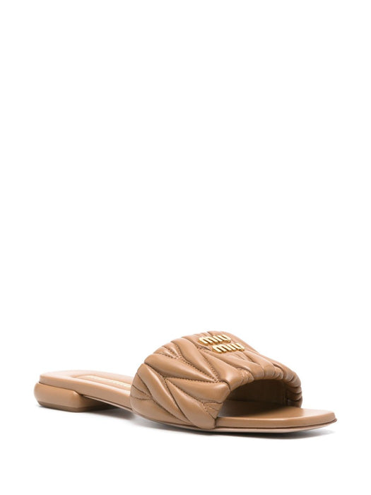 Leather slippers 5XX605 F010 88TF098L MIU MIU 