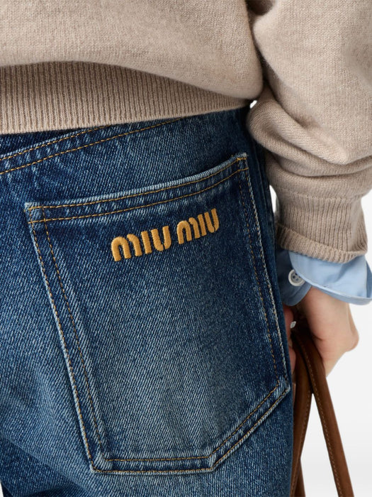 Five-pocket denim jeans GWP574 S OOO 6019F0008 MIU MIU 