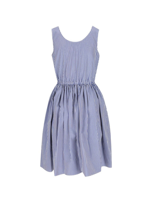 Striped sleeveless mini dress MF6445 S OOO 195DF098Z MIU MIU 