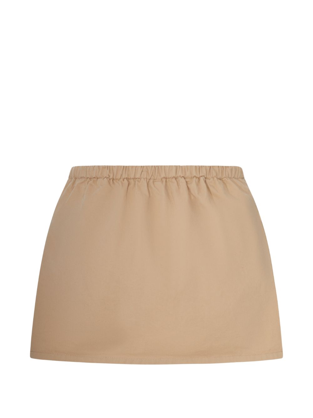 Drawstring-waist logo-print skirt MG2754 SOOO 19LWF0065 MIU MIU 