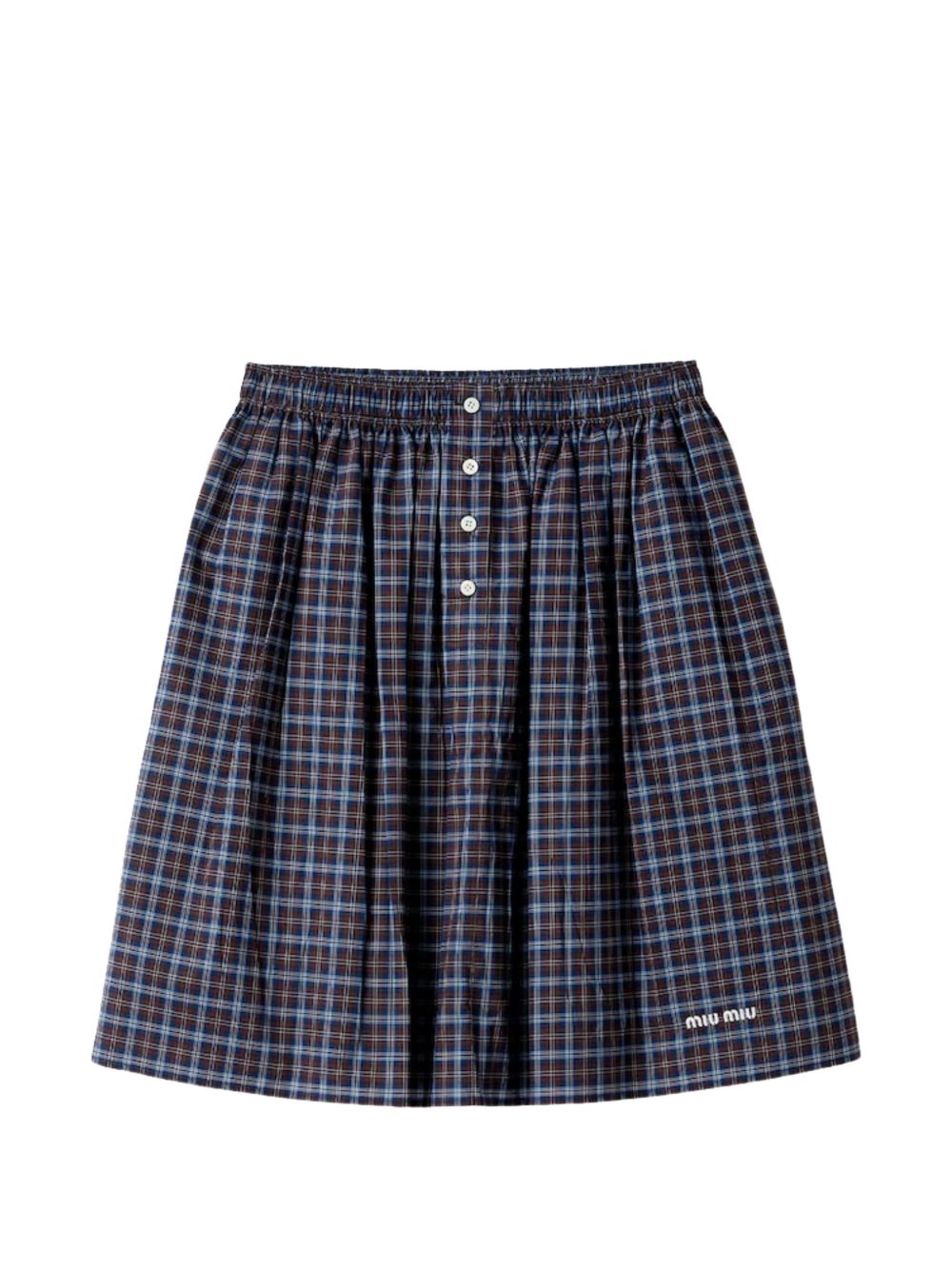 Plaid skirt MG2759 S OOO 19U3F057W MIU MIU 
