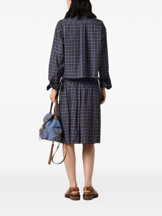 Plaid skirt MG2759 S OOO 19U3F057W MIU MIU 
