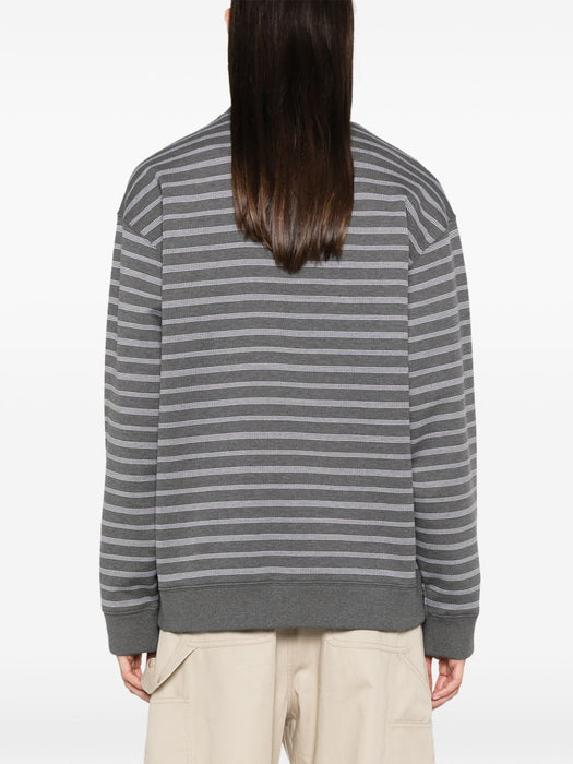 Striped polo-collar knit MJLA68 S OOO 174VF052N MIU MIU 