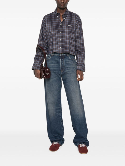 Plaid shirt MK1659 S OOO 19U3F057W MIU MIU 