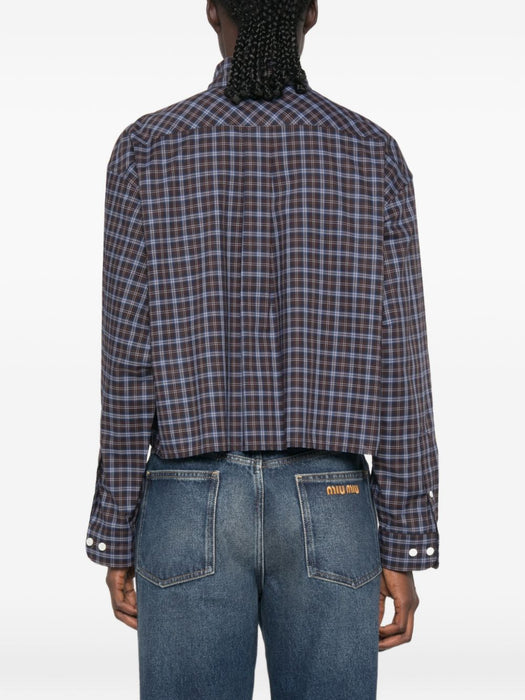 Plaid shirt MK1659 S OOO 19U3F057W MIU MIU 