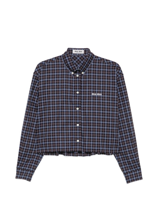 Plaid shirt MK1659 S OOO 19U3F057W MIU MIU 