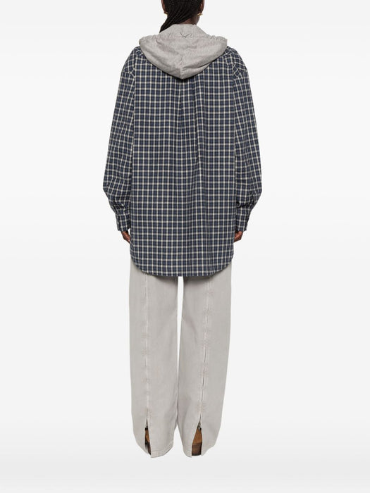 Checked flannel shirt MK2051 S OOO 6210F022X MIU MIU 