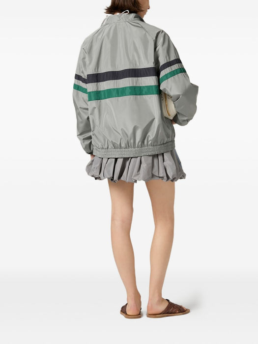 Technical Silk Blouson Jacket ML1522 S OOO 163NF0112 MIU MIU 