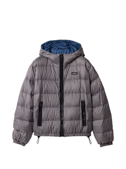 Light pongé down hoodie jacket ML1588 S OOO 1754F0276 MIU MIU 