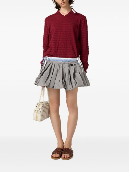 V-neck cotton sweater MML05R S OOO 184QF0399 MIU MIU 