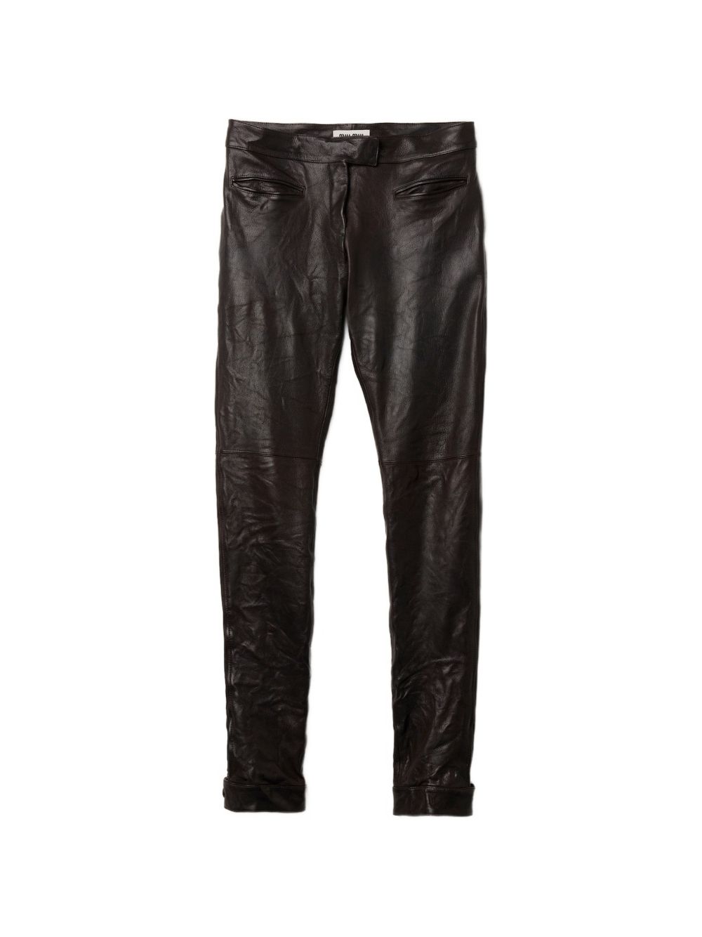 Leather pants MPP421 S OOO 19E6F0003 MIU MIU 