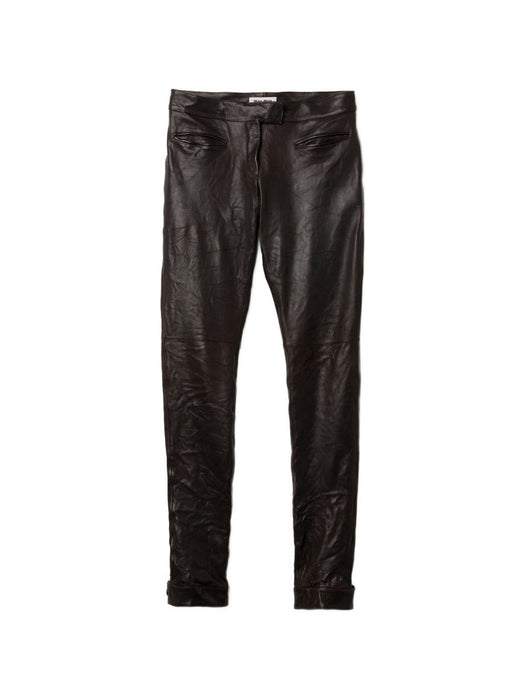 Leather pants MPP421 S OOO 19E6F0003 MIU MIU 