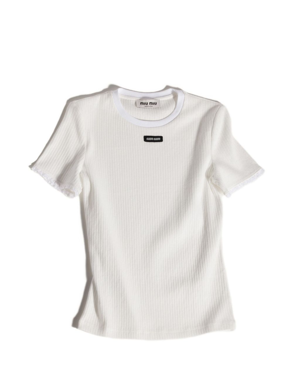 Cotton T-shirt MT2251 S OOO 1951F0009 MIU MIU 
