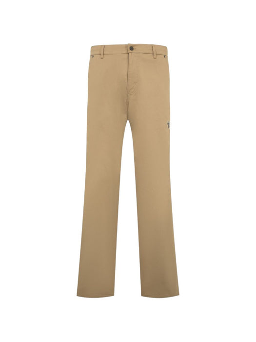 Logo-patch straight-leg trousers L2091 2A00030 598R1 206 MONCLER 