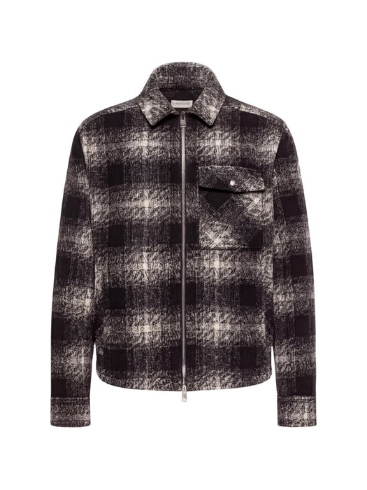 Check zip-up shirt jacket L2091 2F00035 89BKB F99 MONCLER 