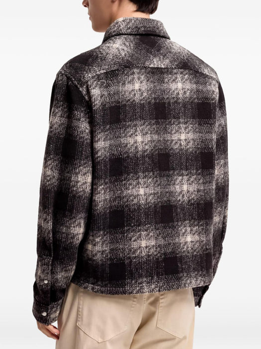 Check zip-up shirt jacket L2091 2F00035 89BKB F99 MONCLER 