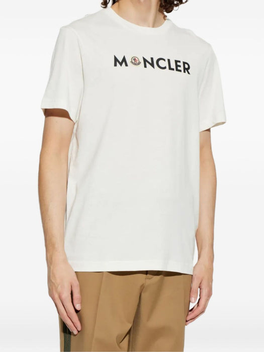 Logo-print cotton T-shirt L2091 8C00051 89B8Q 034 MONCLER 