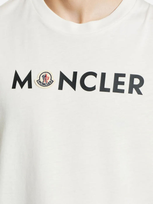 Logo-print cotton T-shirt L2091 8C00051 89B8Q 034 MONCLER 