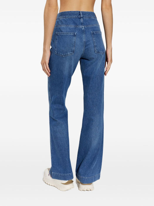Button-fastening jeans L2093 2A00004 597LG 715 MONCLER 